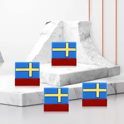 Auto Exterior Car Sticker Sweden Swedish Flag Tag Car Door Trunk Front Grille Badge Sticker For Volvo XC40 XC60 XC90 V40 V60 C30