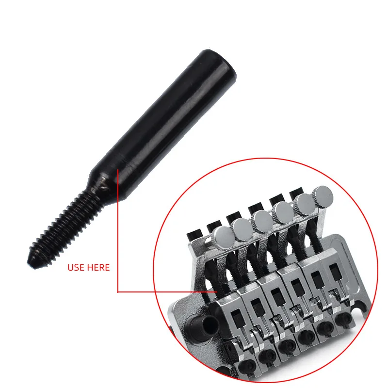 6Pcs Guitar M4 Thread String Lock Screws for Floyd Rose Tremolo Electric Guitar Bridge Locking Nut Hex Socket Bolts