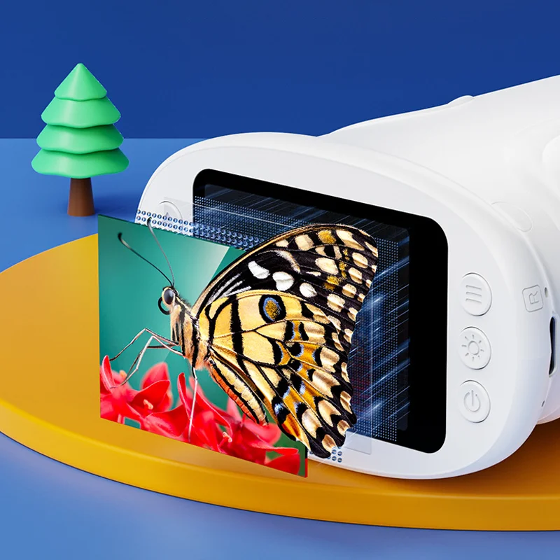Microscopio Digital Para Niños GRIRDDIV Con Pantalla IPS De 2 Pulgadas, Recargable, 8 Luces LED Ajustables Y Aumento 1000x – Regalo Educativo Ideal Para Peques De 4 A 12 Años