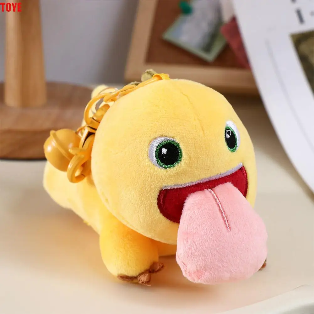 Cartoon Plush Big Tongue Milk Dragon Plush Pendant Cartoon Creative Kissing Milk Dragon Keychain Funny Magnetism Kids