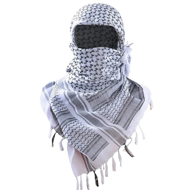 

Cotton Wild Desert Scarf Neck Neck Men's and Women's Arabic Fringed Scarf Desert Wrap