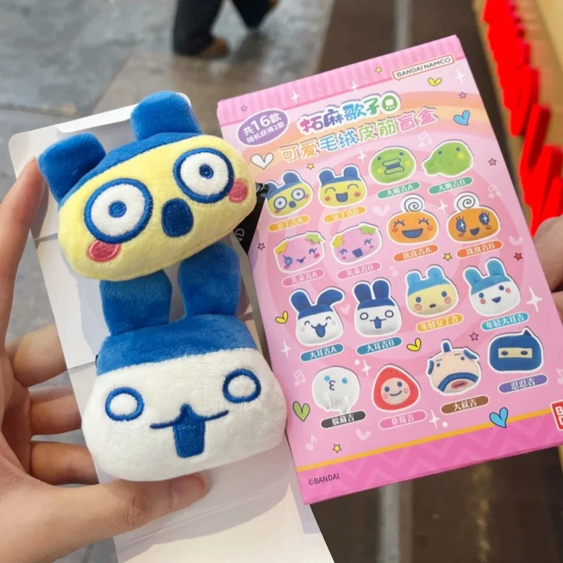 

Bandai Namco Tamagotchi Hair Tie Blind Set Kawaii Cartoon Plush Hair Rope Kuchipatchi Memetchi Random Daily Wear Gift For Girls