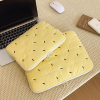 Laptop Bag For Macbook Air13 Case 13-14 Inch Puffy Notebook Pouch Cute Laptop Sleeve 9-11 Inch Tablet Sleeve Girl Bag