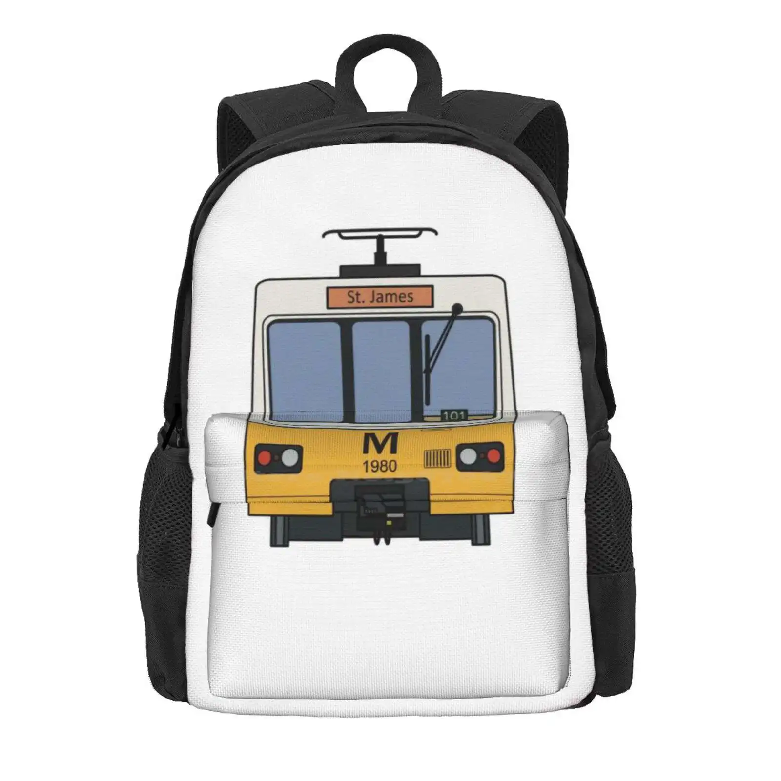 Tyne And Wear Metro (1980) Hot Sale Schoolbag Backpack Fashion Bags Tyne And Wear Metro Newcastle Upon Tyne North East Uk Train