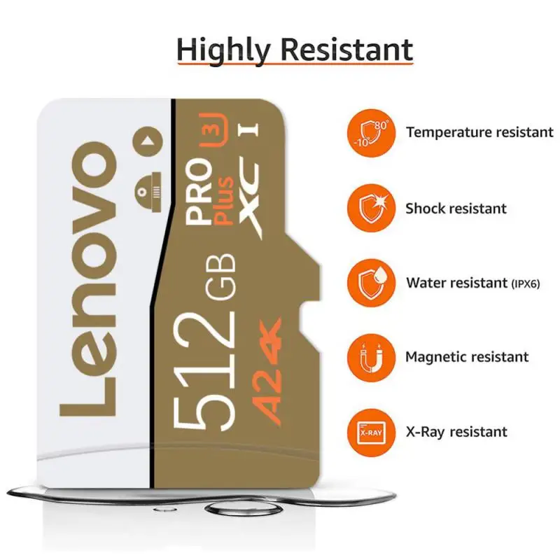 Original Lenovo Memory Card 128GB Class 10 A2 U3 Micro TF SD Card V30 4K HD SD Card Personalized Gift Ideas For Camera/Phone/Ps4