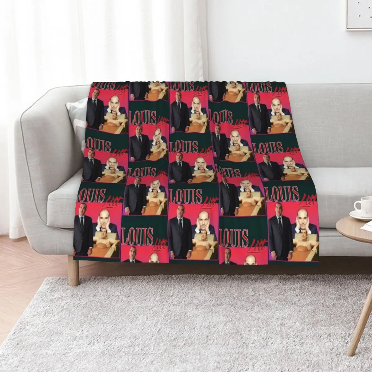 

LOUIS LITT Vintage Throw Blanket christmas gifts Luxury Thicken Decoratives Decorative Sofa Blankets