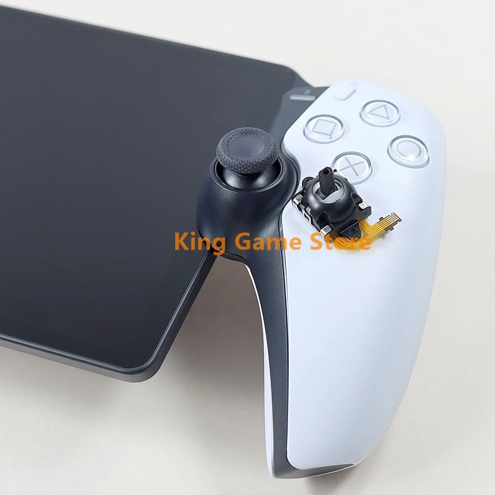 6PCS Hall Joystick for PS5 Portal Console Repair Parts 3D Analog Joystick Module Thumb Grip Thumb Stick Rocker For PS5 Portal