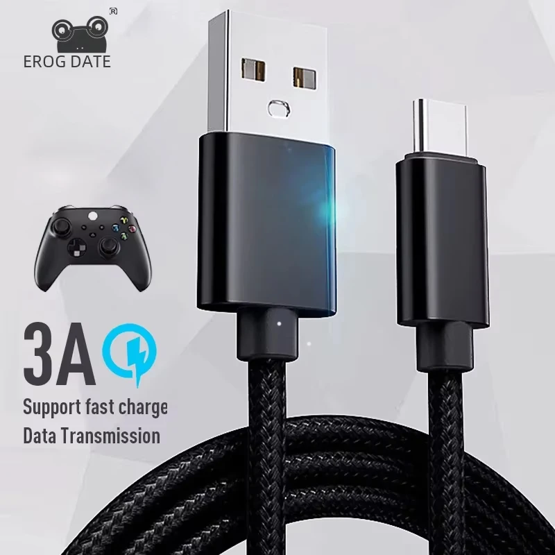 Long USB Type C Charging Cable for PS5 Xbox