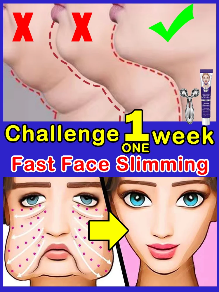 V-shaped face slimming cream solves facial puffiness and fat accumulation