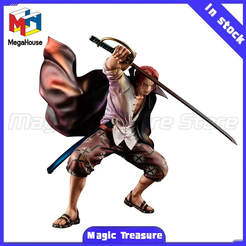 【Mt】Collezione Di Modelli Di Giocattoli Originali Megahouse POP PBM ONE Piece Shanks Playback Memories Figure-image