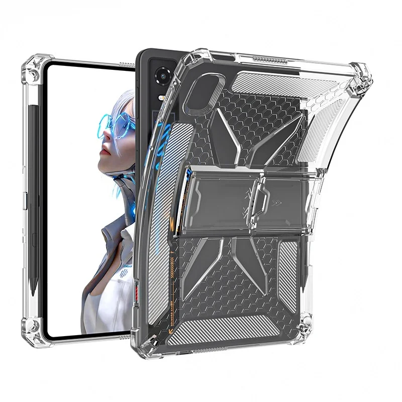Suitable for RedMagic Astra2 gaming tablet transparent protective cover with bracket
