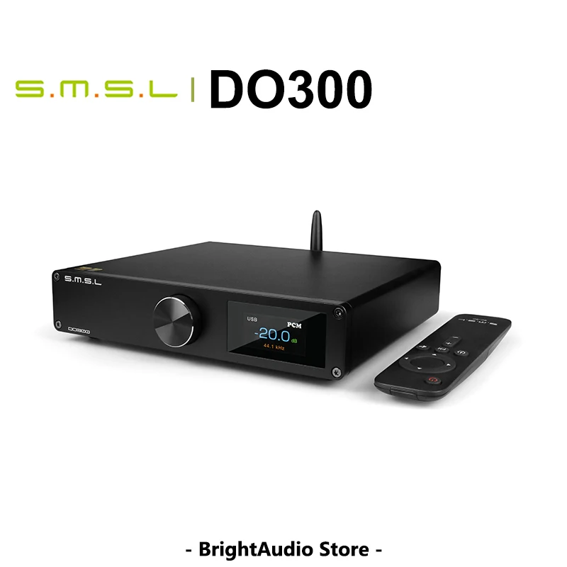 

SMSL DO300 аудио DAC ES9039MSPRO MQA CD XMOS XU316 DSD512 32 бит 768 кГц Bluetooth 5,0 LDAC XLR I2S декодер с дистанционным управлением