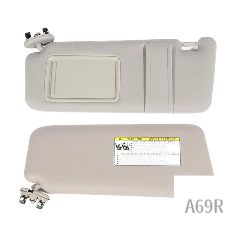 

A69R-Beige Car Sun Visor Shade Pair Left & Right Parts Component For Toyota Camry 2007-2011 Without Sunroof And Lights
