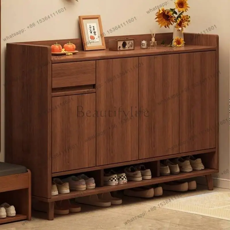PG Vintage Design Shoe Cabinet Italian Style Cheap Space Saving Shoe Cabinet Entryway Wooden Luxury Zapatera Furniture For Home