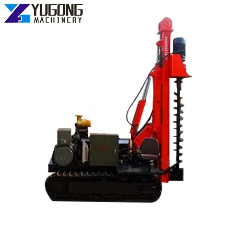 Deep Crawler Core Borehole Drilling Machine Full Automatic Shoring Drilling Machine Soil Sample Auger Pile Driver Price