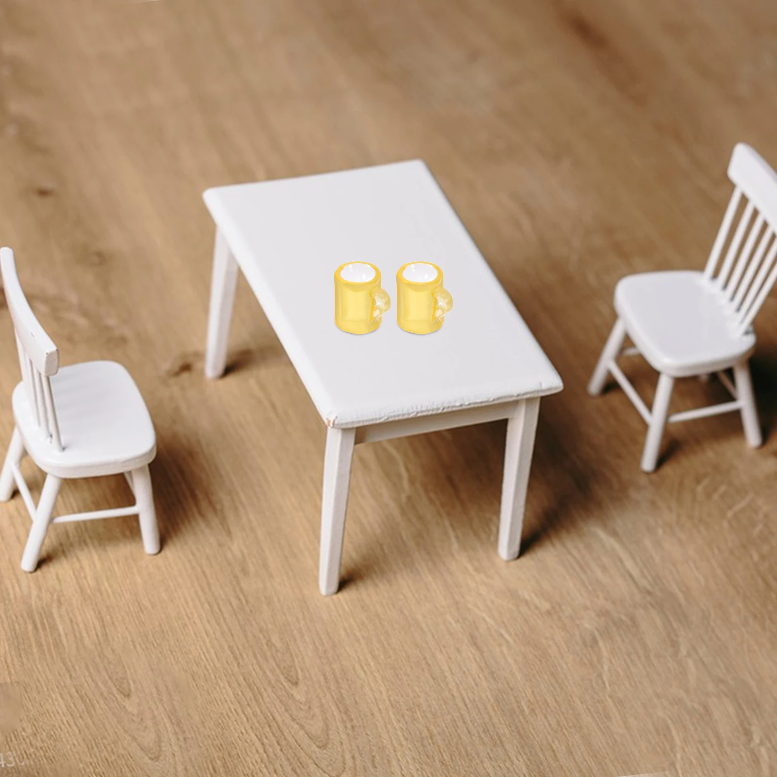 20 Stück Miniatur-Biergläser, 0,59 x 0,47 Zoll, klares Harzmaterial, vielseitige Basteldekoration für Versammlungen, kreative Geschenkidee
