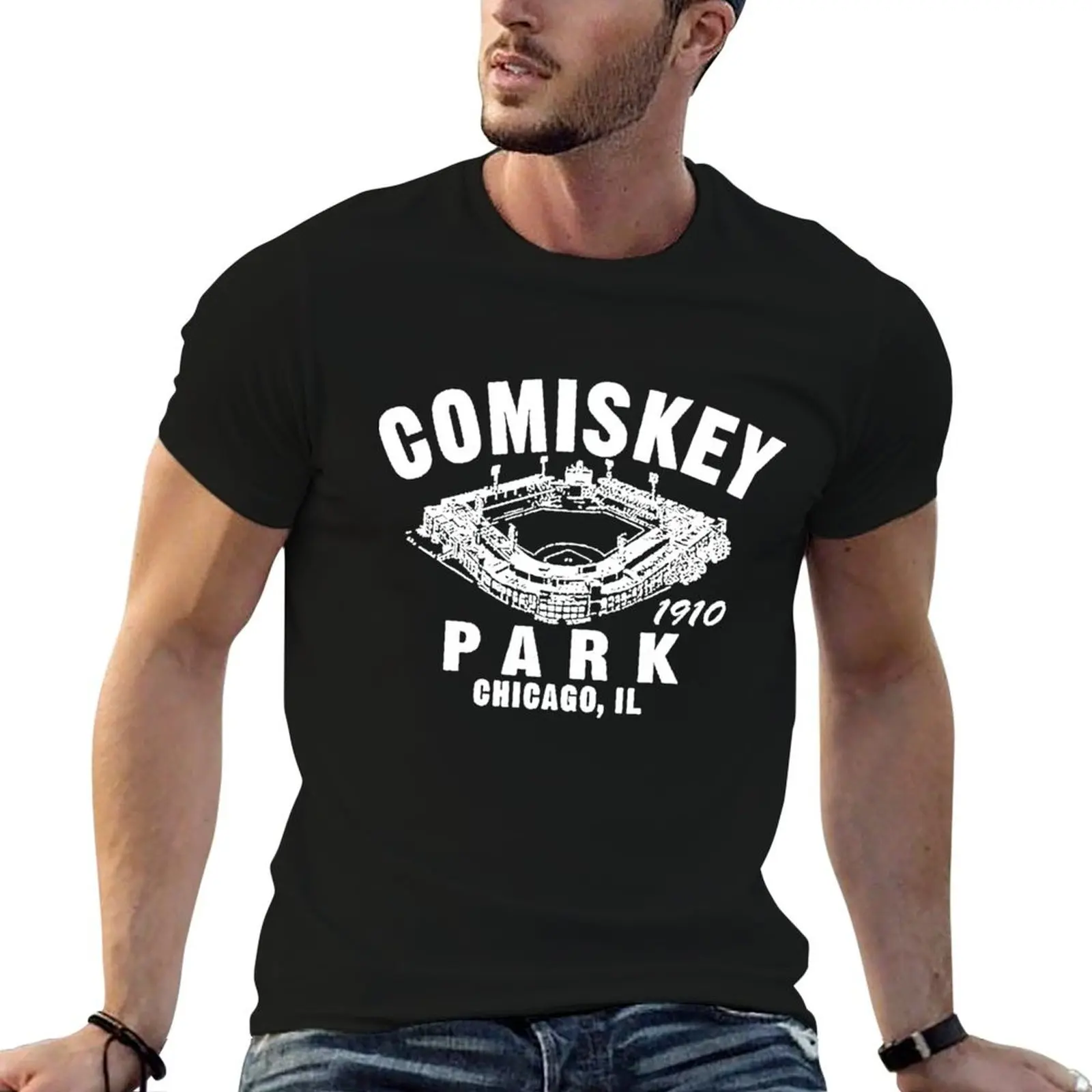 Comiskey Park T-Shirt for a boy anime tshirt mens plain t shirts