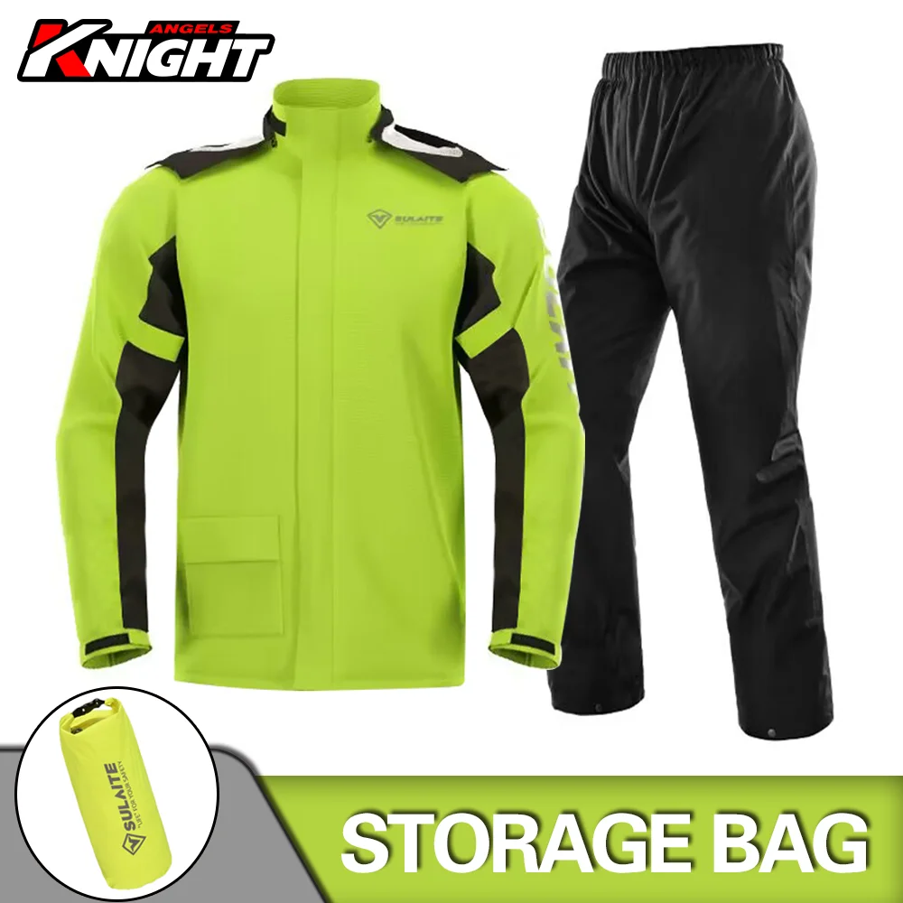 Motorrad Regenmantel Anzug Regensturm Prävention Jacke Hosen Camping Wandern Angeln Regenmantel Moto Regenmantel Motorradfahrer Fahrer Regen