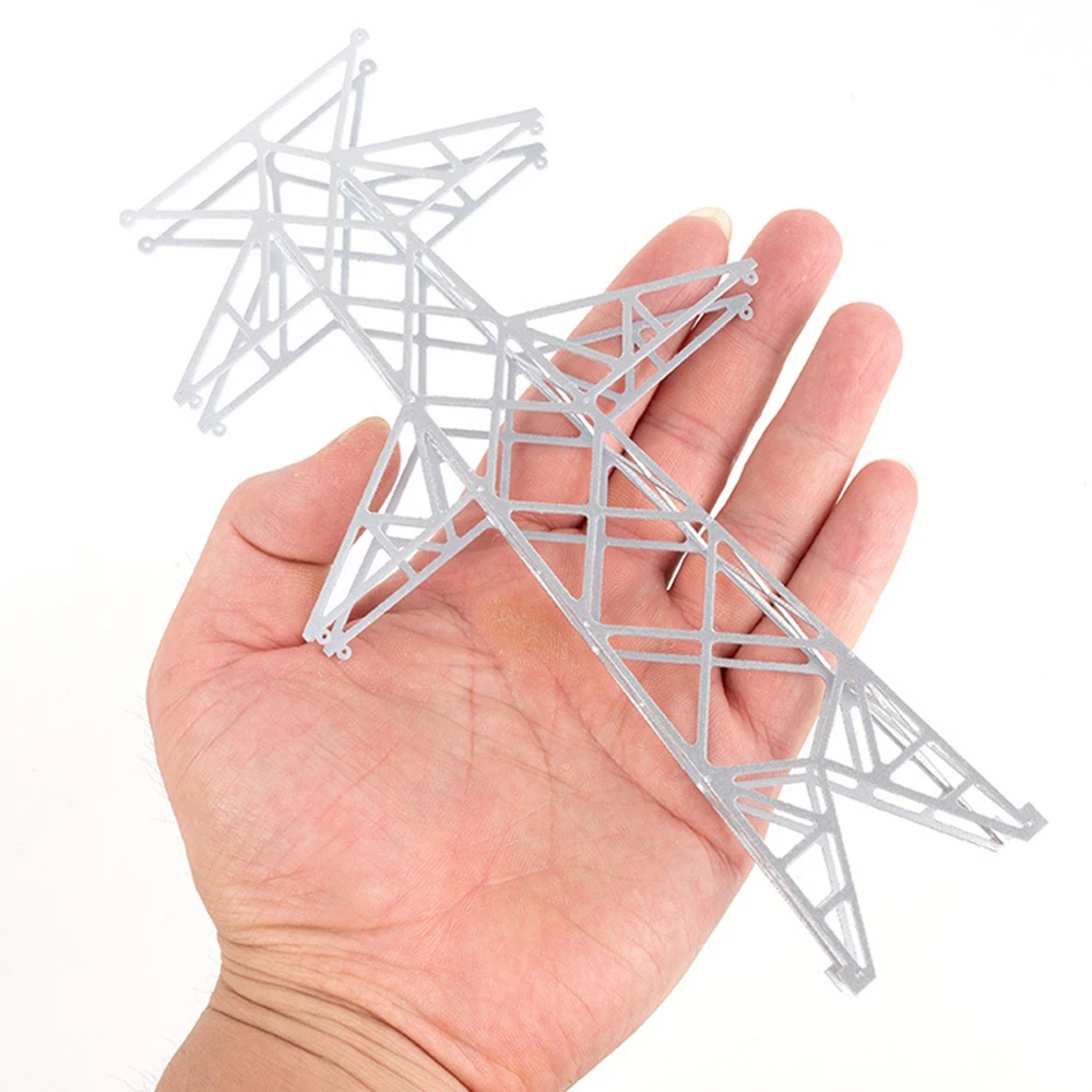 Model dioramy wieża transmisyjna model budowy miejskiej scena ekspozycyjna model wieży napinającej akcesoria do modeli budynków