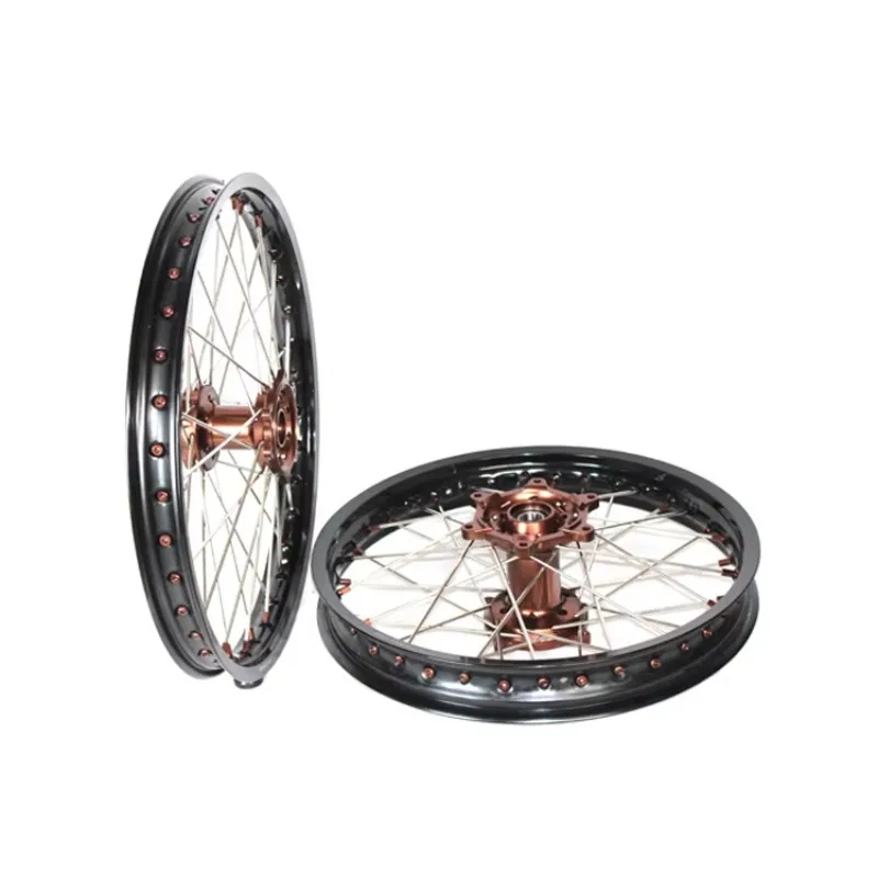 

STLF Factory Price Front 21 Rear 19 Motocross Racing Motorcycle Spoked Wheels for YZF 250 450
