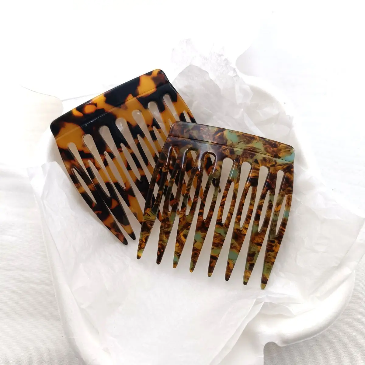 1pc Fashion Black French Side Comb Small French Slide Hair Comb Strong Hair Styling Accessories for Girls & Women