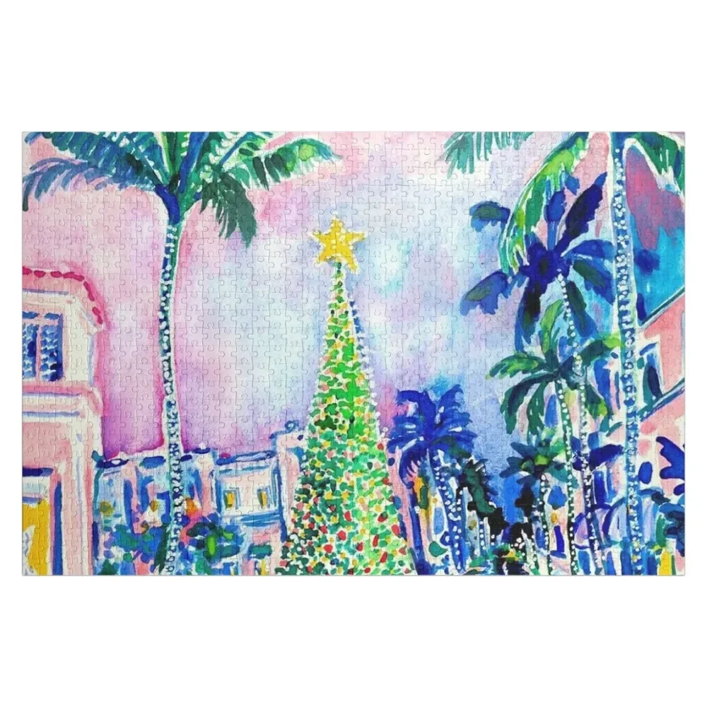 The Christmas Tree Jigsaw Puzzle Custom Child Custom Child Gift Wooden Boxes Christmas Gifts Puzzle