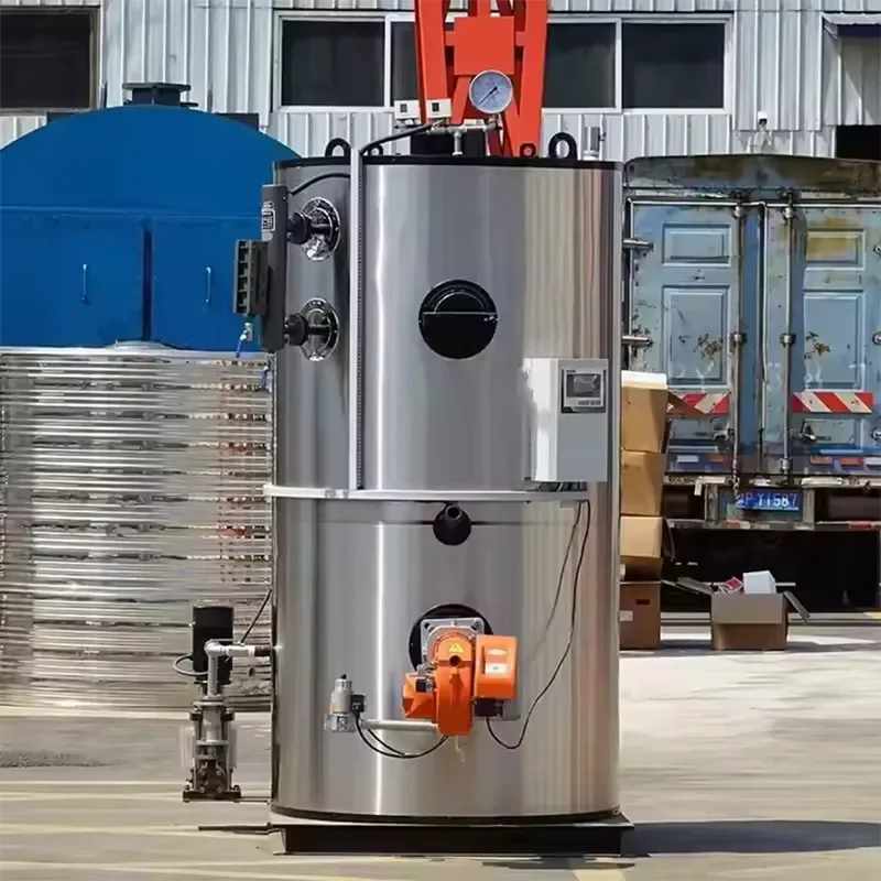 Small Vertical Durable Boiler Fired by LPG Diesel or Waste Oil for Floor Heating Radiator Hot Water System