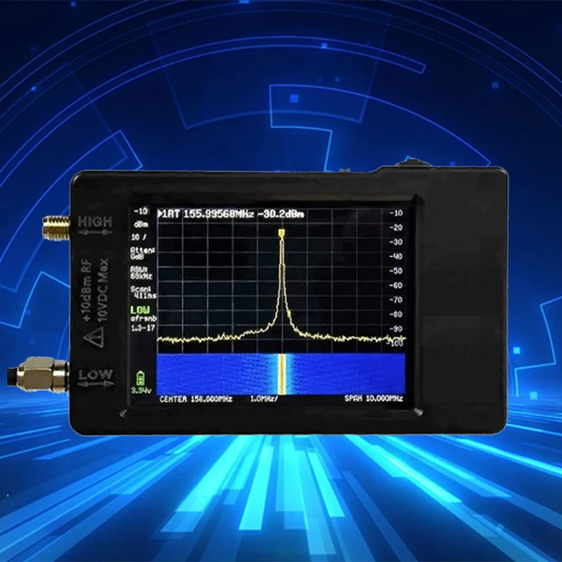 Analizzatore di spettro da 2.8 pollici portatile palmare 100Khz-960Mhz resistenza Touch 320 x240 analizzatore multifunzione durevole facile installazione