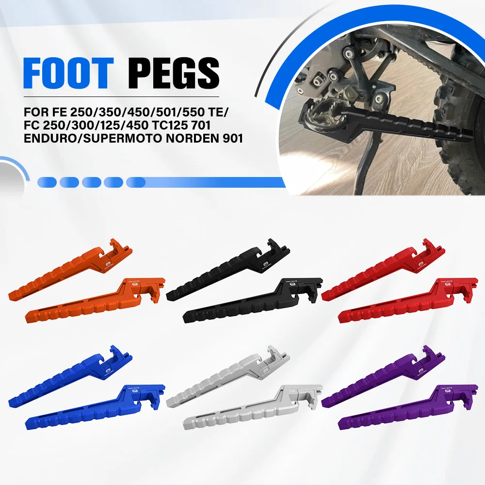 

Для Husqvarna FE 250/350/450/501/550 TE/FC 250/300/125/450 TC125 701 Enduro/Supermoto Norden 901 удлинители подножек для пассажиров