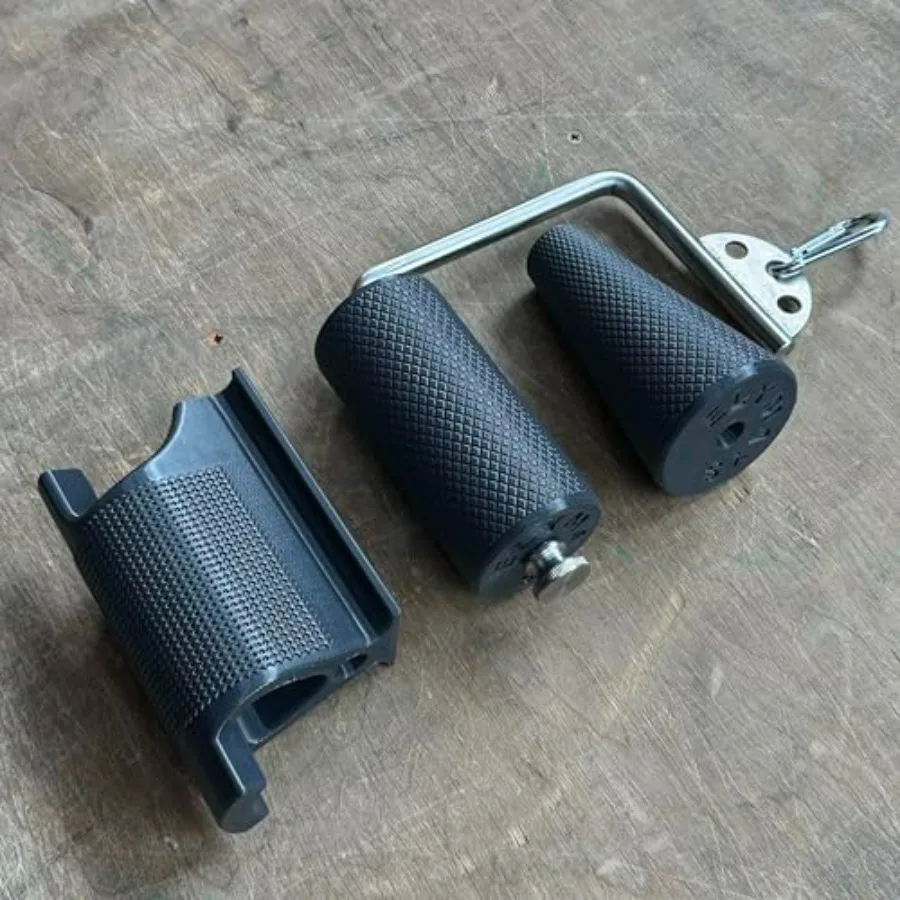 مجموعة مقبض مصارعة الذراع مكونة من 3 مدرب قوة قبضة مع حامل معدني و3 ملحقات لساعد المعصم المستهدف وشارع الأصابع #2