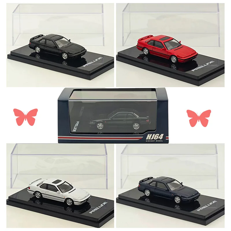 

Hobby Japan Diecast Alloy 1: 64 PRELUDE BA5 SI TCV Regular Version Car Model Static Decoration Collectibles Gift Toys