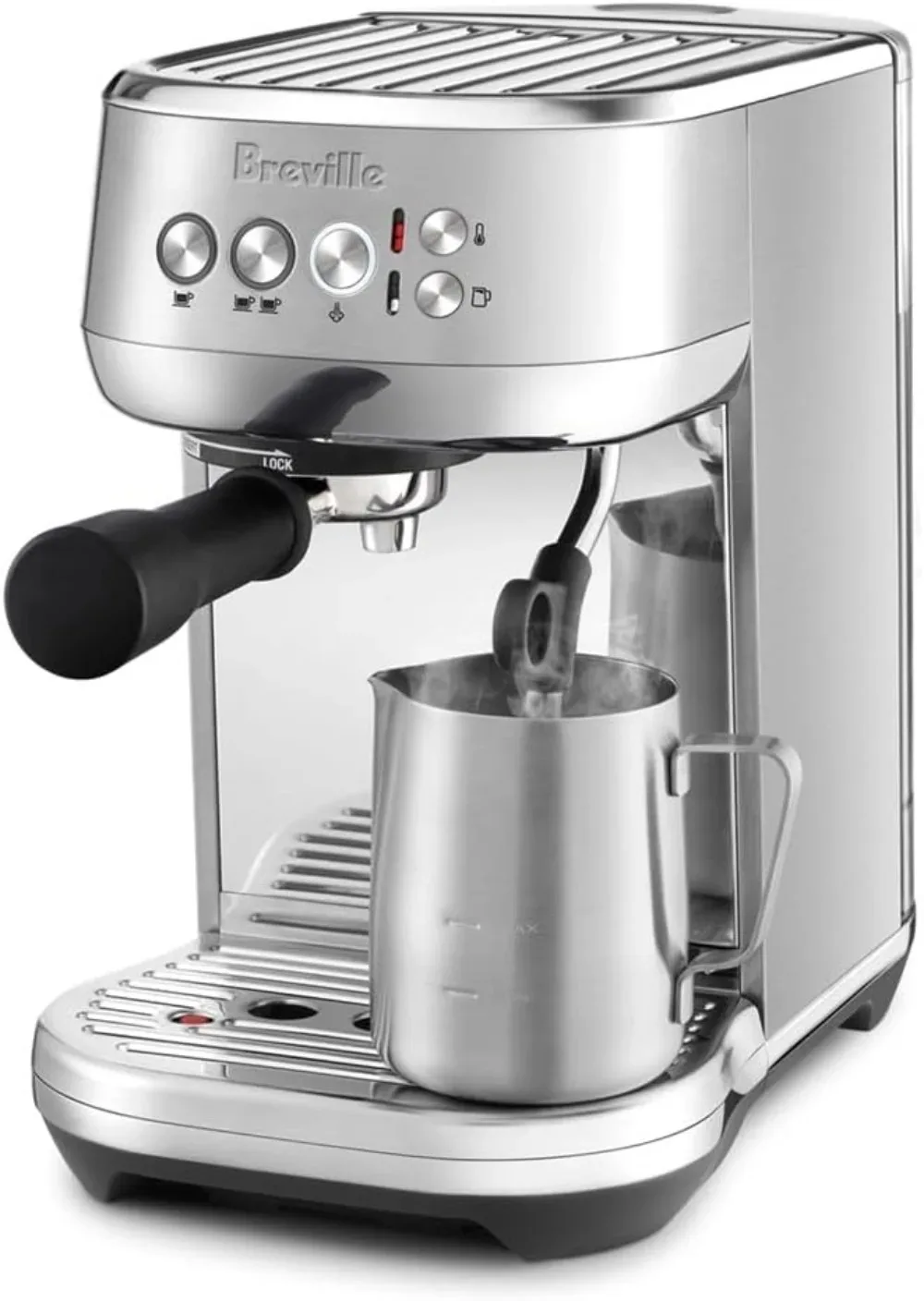 Breville Espresso Machine with Auto Milk Frother, Espresso Maker with Seconds Heat Up, Cappuccino & Latte Machine for Home