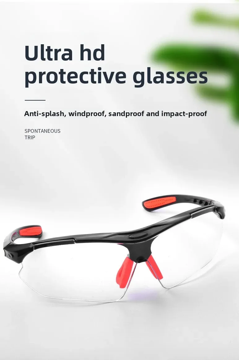 

Wide Field of View All - in - one Lens Safety Goggles, High - clarity Protective Eyewear, Anti - Scratch Impact - Resistant