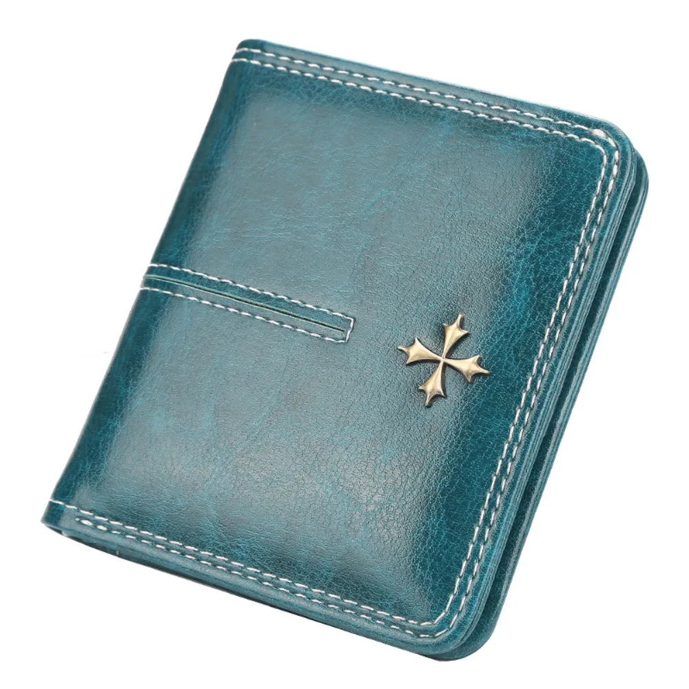 New Mini Women Wallets  Fashion Small Wallets Zipper PU Leather Quality Female Purse Card Holder Wallet image 4