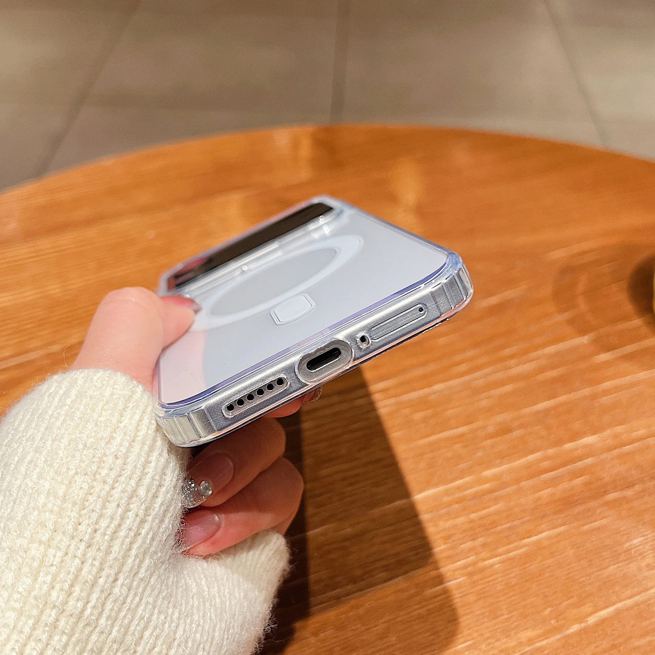 حافظة هاتف مغناطيسية شفافة أصلية لهاتف Xiaomi Mi 17 Pro Max 15T Pro لهاتف Magsafe غطاء صلب من الأكريليك الشفاف