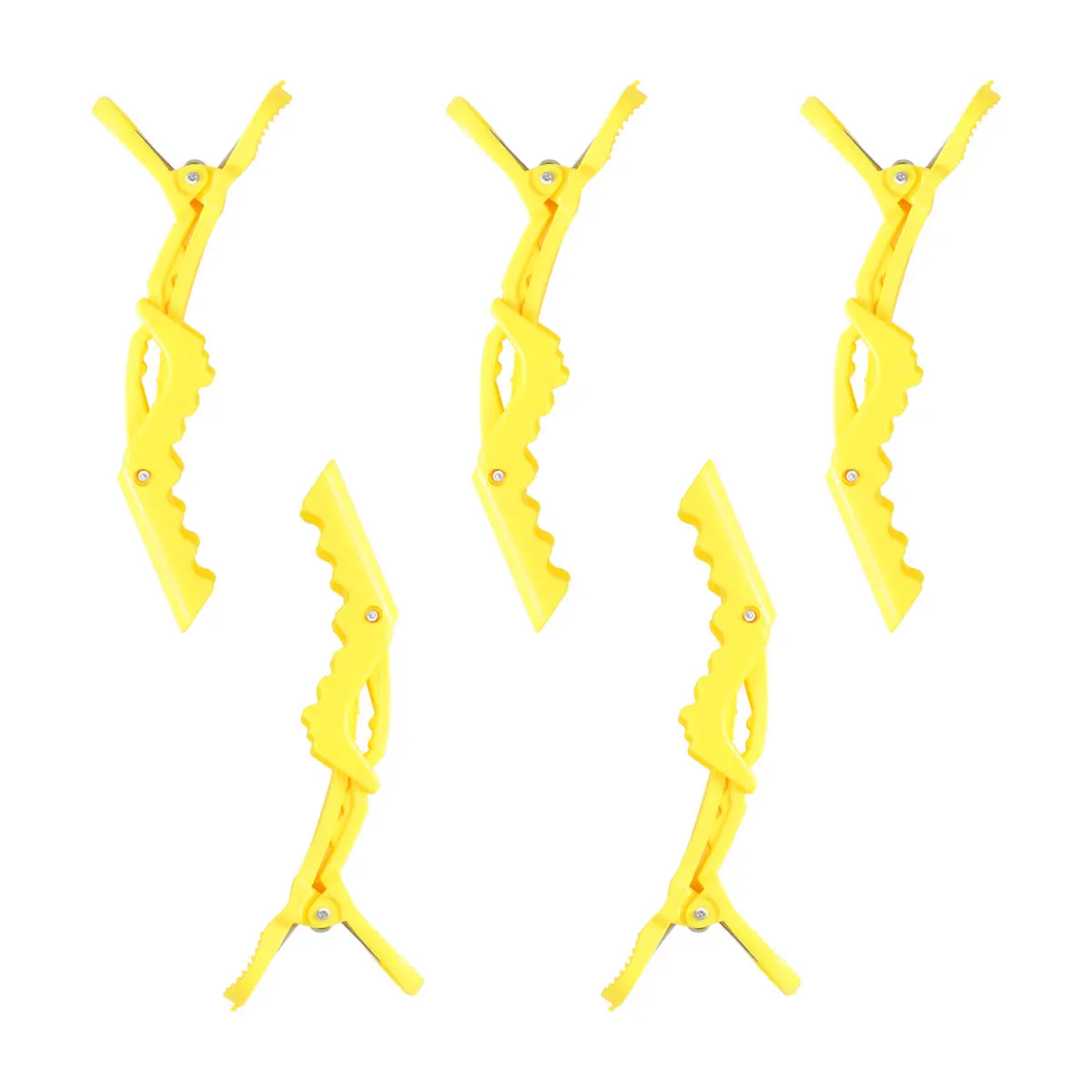 

15pcs Hairdressing Partition Sturdy Lightweight Salon Tools Hold All Hair Types No Damage Professional Styling Perm Home Use