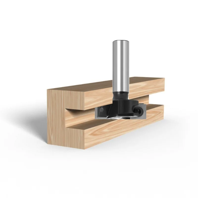 Indexable 4 Flute Bottom Cleaning Router Bit 1/2