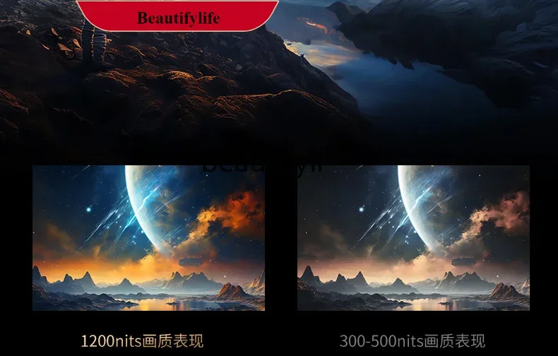 

E132 75g9 75 Inch Native 144Hz High Brush Screen Miniled Smart Voice LCD TV 85