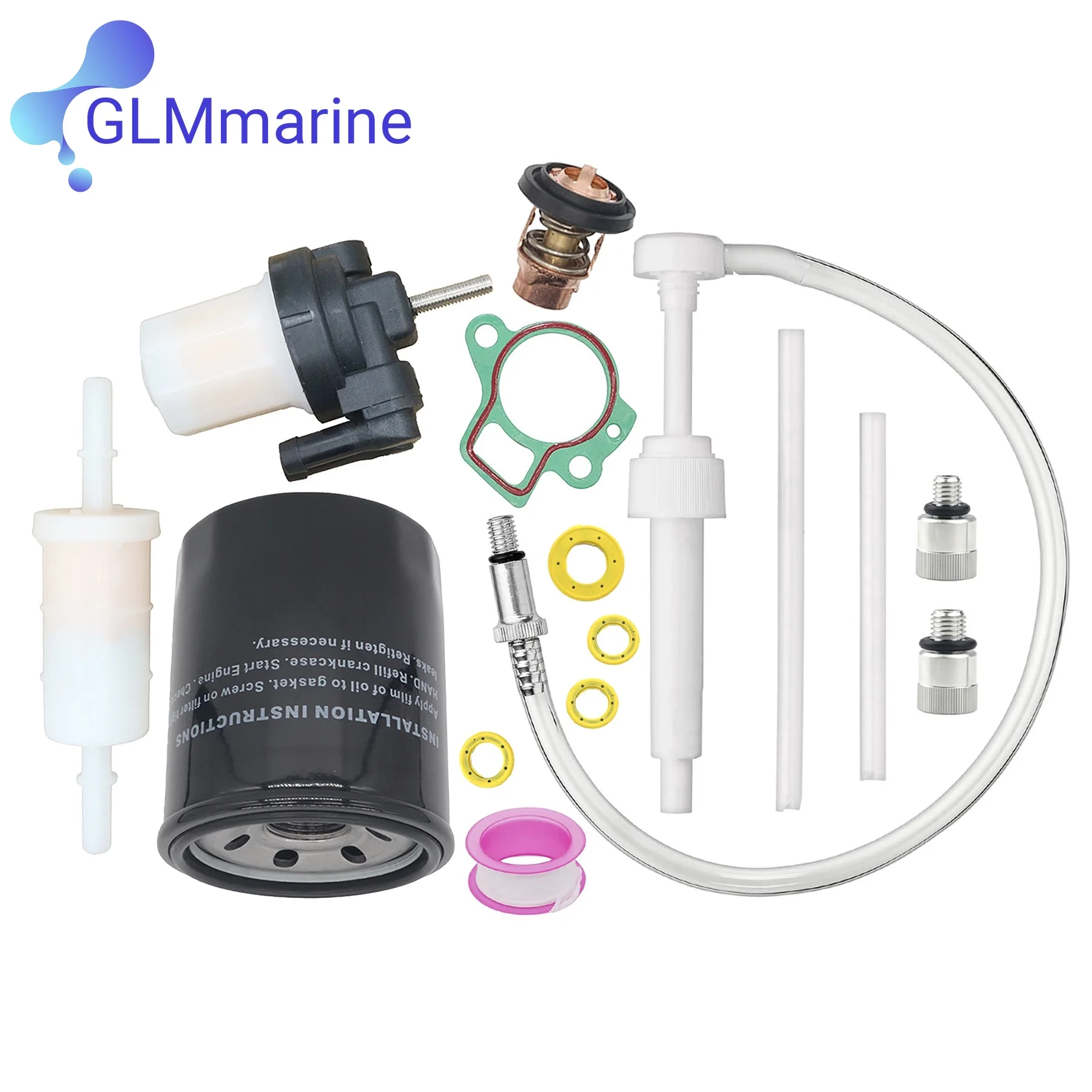 8M0090558 Fits for Mercury Marine 40 50 60 HP EFI Motors 100 Hour Oil Maintenance Kit 8M0065104 879884T 879885Q 8M0168892