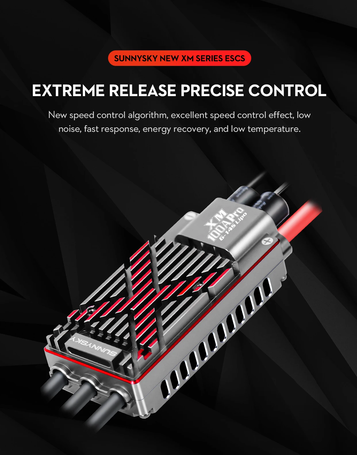 معالج SUNNYSKY XM100A PRO ESC OPTO متعدد الدوار Dr-one/U-AV ثابت الجناح كروز عالي الثبات 32 بت