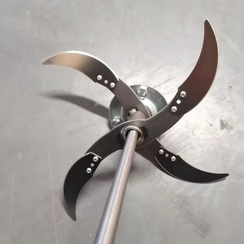 

Fruit And Vegetable Crusher Blade Breeding Cutter Electric Drill Chopper Blade Fits Goose Pig Chicken Feed Grass