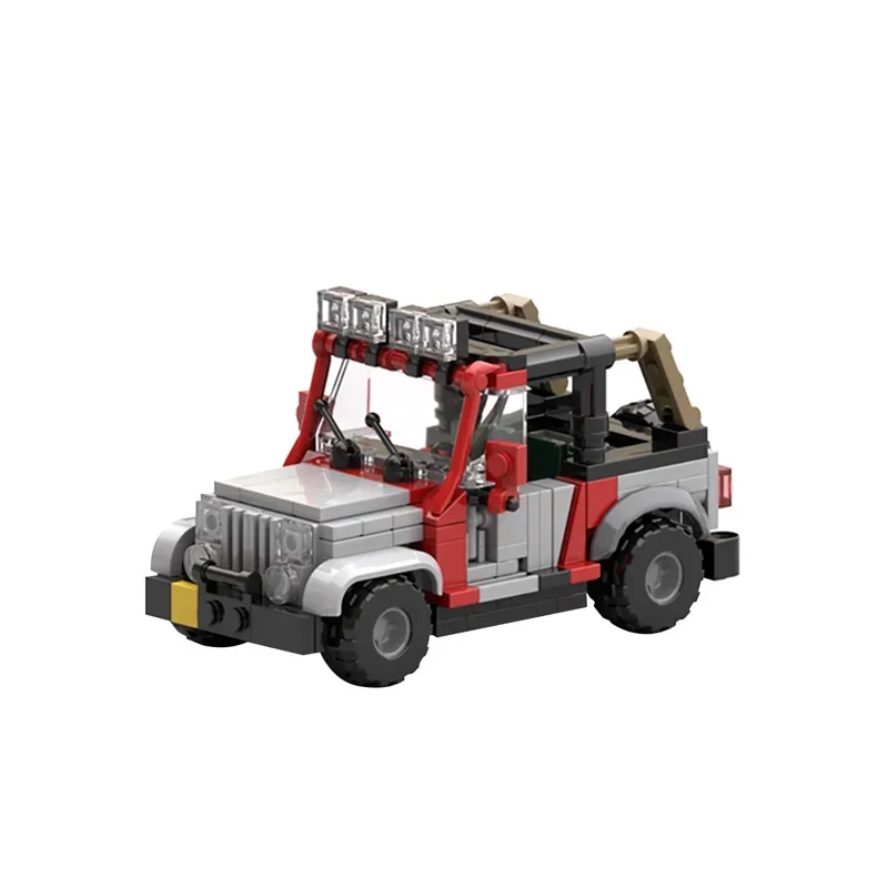 Dinossauro mundo forma-mudança mech blocos de construção MOC-25926 explorador veículo robô montagem modelo quebra-cabeça crianças brinquedo presente aniversário