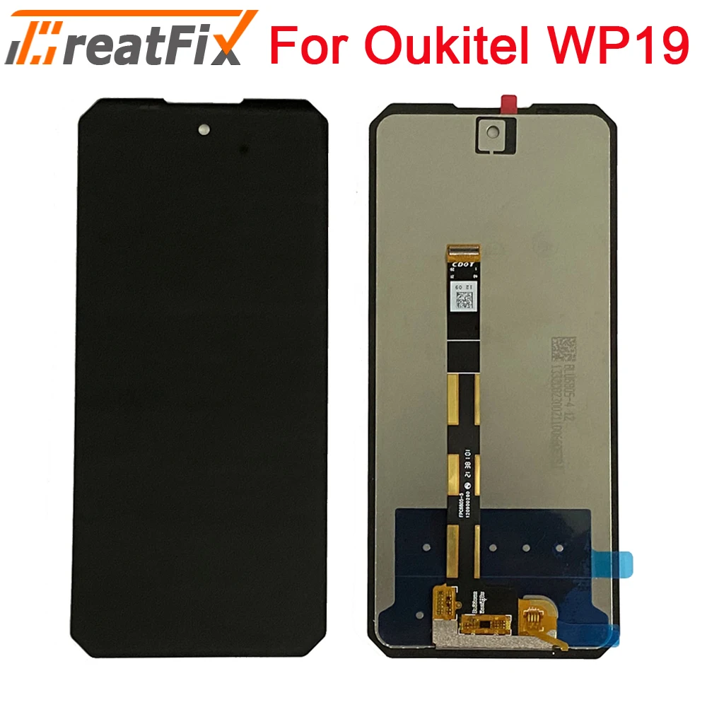 

6.78" Tested For Oukitel WP19 LCD Display Screen Front Touch Glass Assembly Replacement For OUKITEL WP19 Pro LCD Screen + Glue