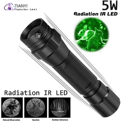 Infrared IR 850nm/940nm 5 Infrared camera refill flashlight night vision light source refill lamp