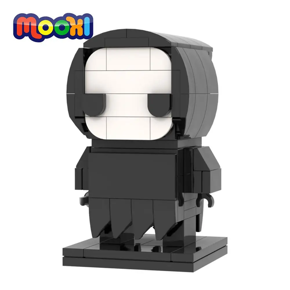 MOOXI Horror Movie 101Pcs MOC Bricks Scream Ghostface BrickHeadsed Building Blocks Education Kids Toys For Children Gift MOC7078