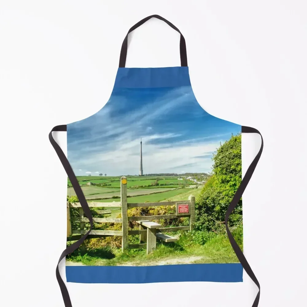 

Emley Moor Mast Apron Smock for hairdressing christmas For Home Accessories Goods For Home And Kitchen Apron