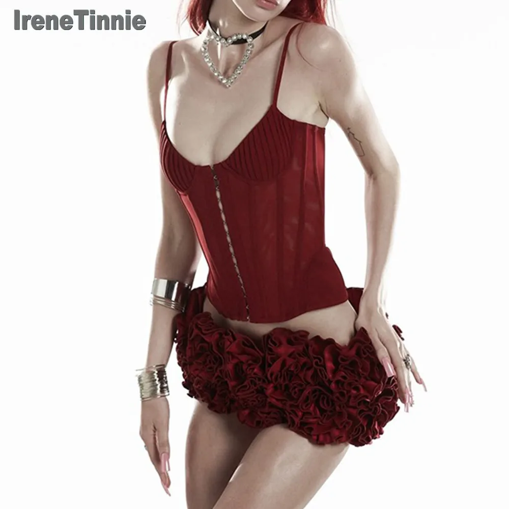 

IRENE TINNIE сексуальные однотонные женские корсеты бюстье кружевные повязки с короной пояс тонкая талия молния сзади ремень корсет топы Curve Shaper