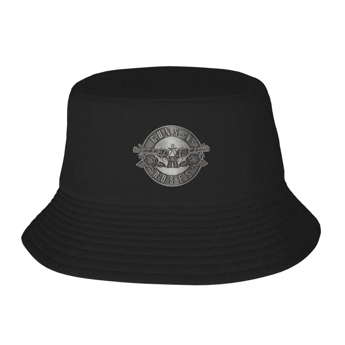 Spring Picnic Headwear Guns N Roses Stuff Bucket Hat Hip Hop Unisex Sun Hat Rock Band Bullet Logo Ispoti Hat Fishing Cap Hiking