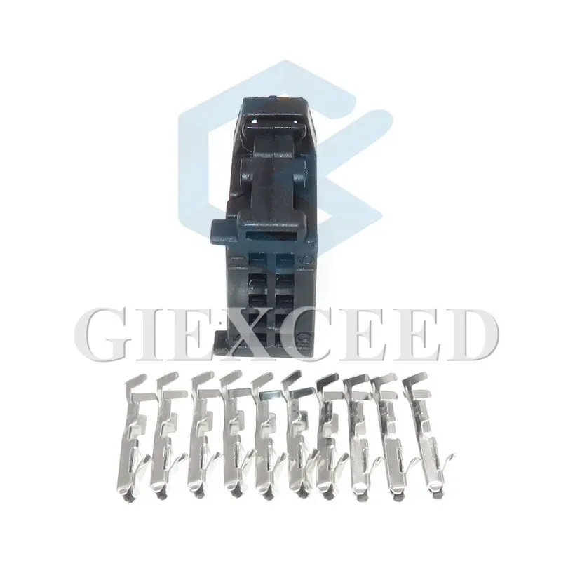 2 Sets 10 Pin 8E0971980 Auto Rear View Mirror Plug AC Assembly Car Headlight Switch Wire Socket 8E0 971 980 For VW