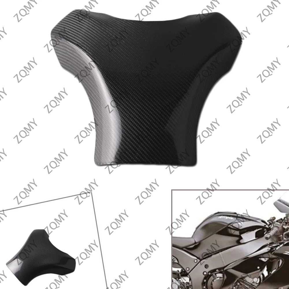 

Carbon Fiber Motorcycle Fuel Gas Tank Cover Protection Guard for Kawasaki Ninja ZX10R 2008 2009 2010